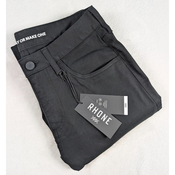 RHONE Other - Rhone Everyday Twill 5 Pocket Pant Mens 28/33 Black Casual Stretchy NWT